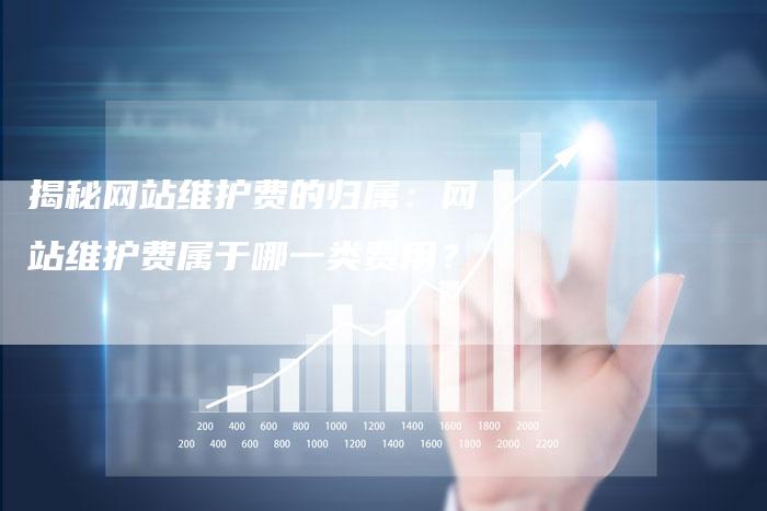 揭秘网站维护费的归属：网站维护费属于哪一类费用？