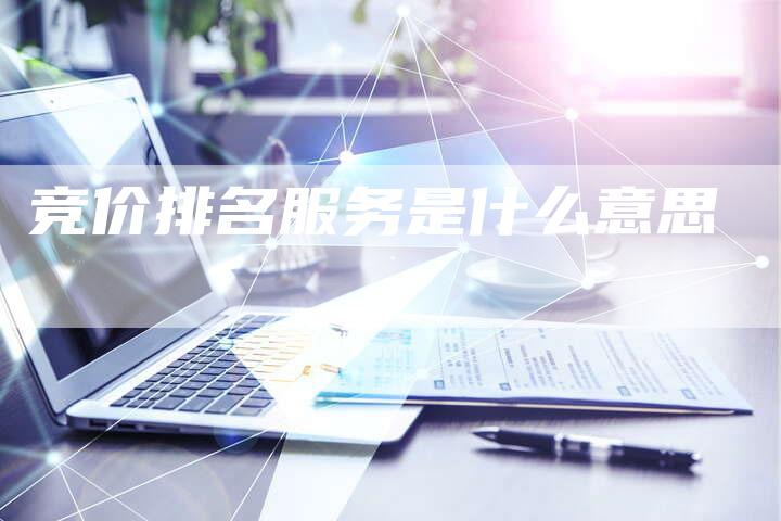 竞价排名服务是什么意思