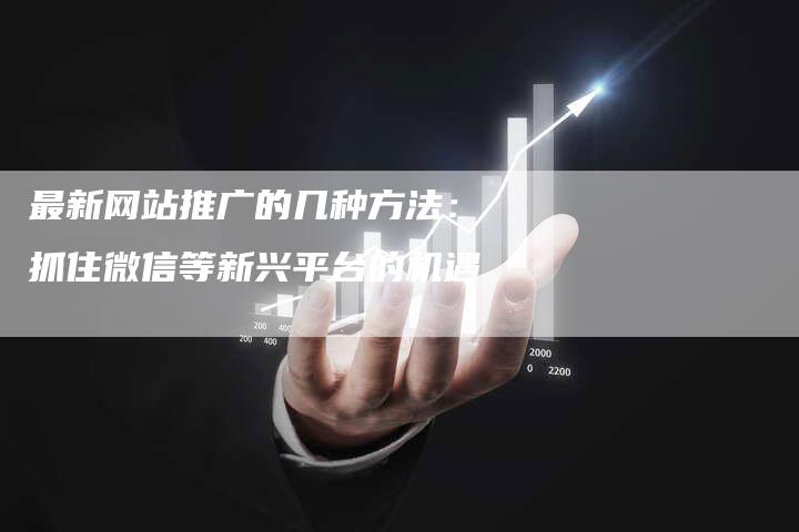 最新网站推广的几种方法：抓住微信等新兴平台的机遇-夫唯域名网