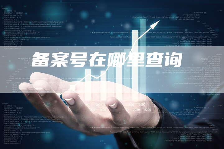 备案号在哪里查询