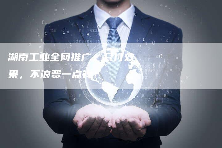 湖南工业全网推广：只付效果，不浪费一点钱！-夫唯域名网