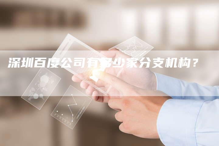 深圳百度公司有多少家分支机构?-夫唯域名网