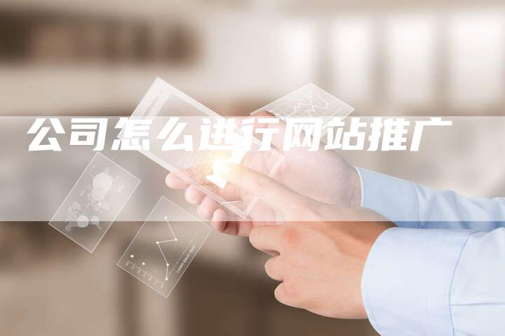 公司怎么进行网站推广