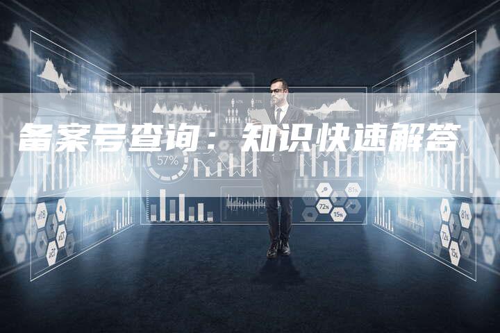 备案号查询：知识快速解答