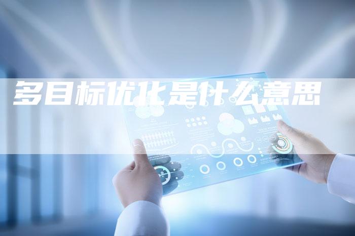 多目标优化是什么意思-夫唯域名网