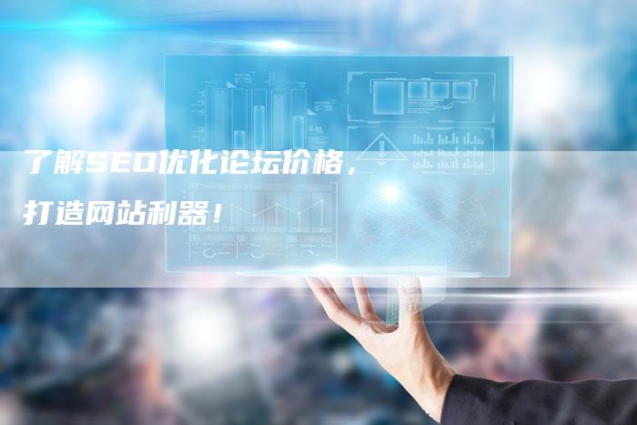 了解SEO优化论坛价格，打造网站利器！-夫唯域名网