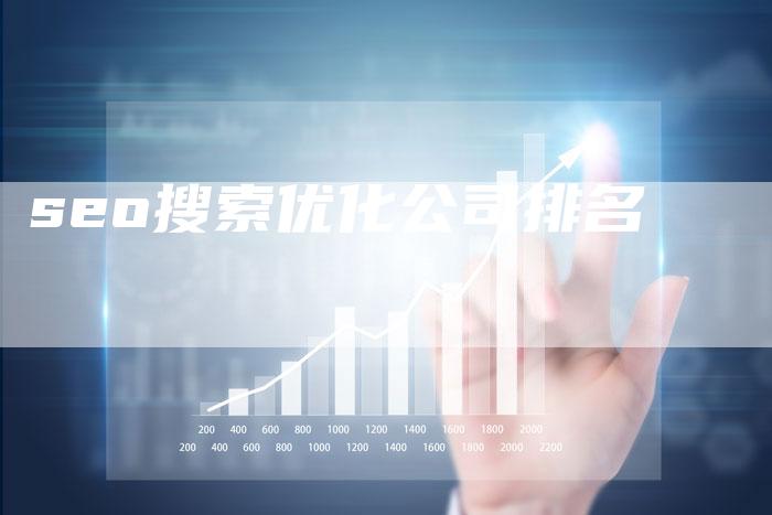seo搜索优化公司排名