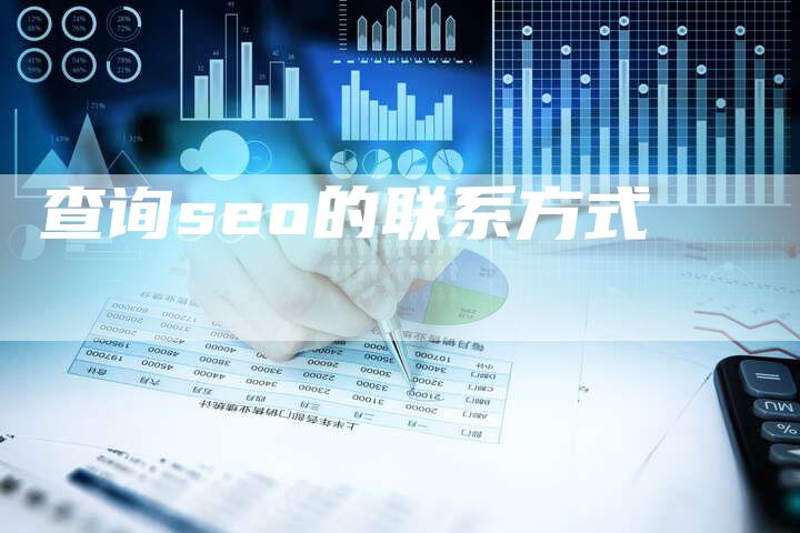 查询seo的联系方式