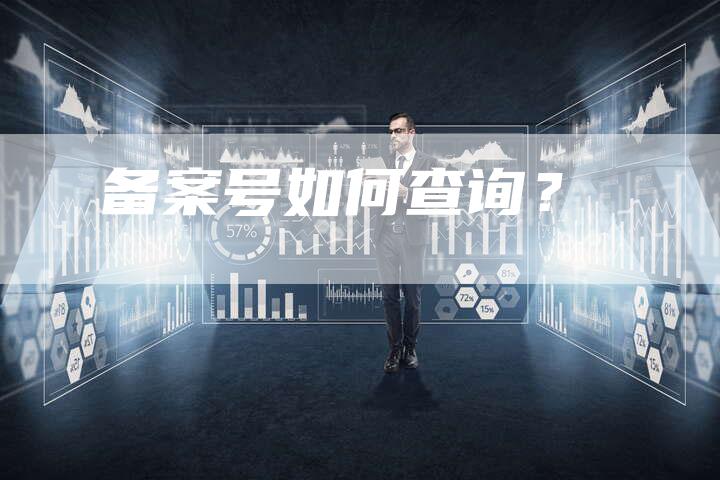 备案号如何查询？