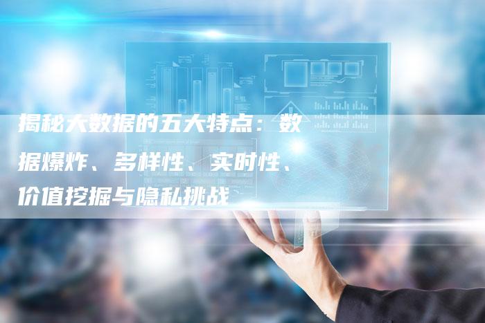 揭秘大数据的五大特点：数据爆炸、多样性、实时性、价值挖掘与隐私挑战-夫唯域名网
