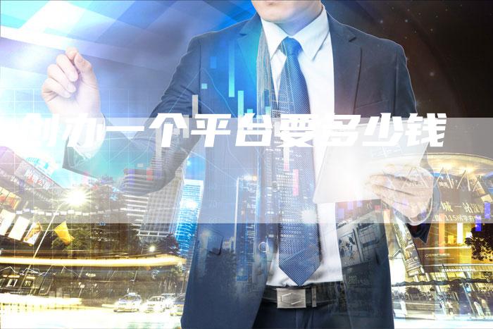 创办一个平台要多少钱