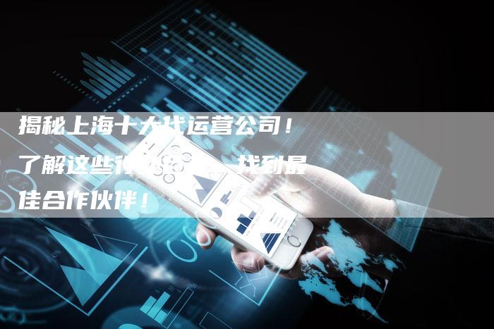 揭秘上海十大代运营公司！了解这些行业巨头，找到最佳合作伙伴！-夫唯域名网