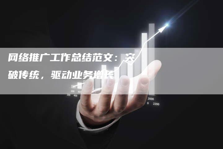 网络推广工作总结范文:突破传统,驱动业务增长-夫唯域名网