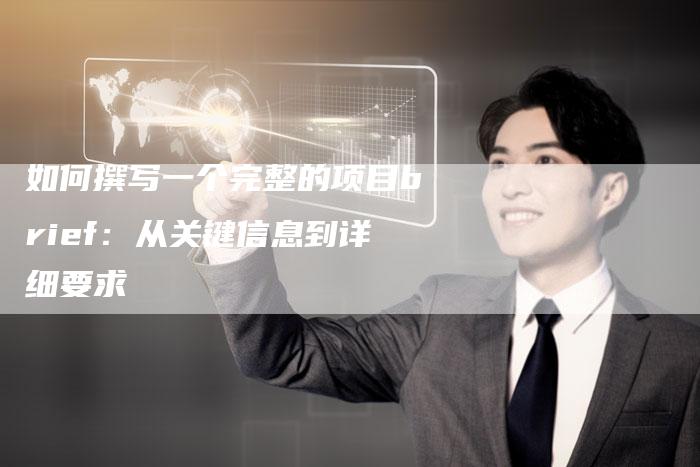 如何撰写一个完整的项目brief:从关键信息到详细要求-夫唯域名网