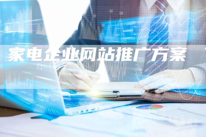 家电企业网站推广方案