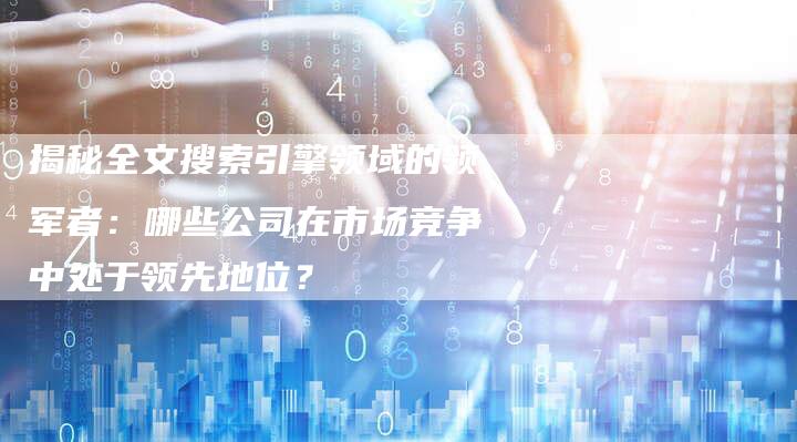 揭秘全文搜索引擎领域的领军者：哪些公司在市场竞争中处于领先地位？-夫唯域名网