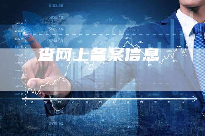 查网上备案信息