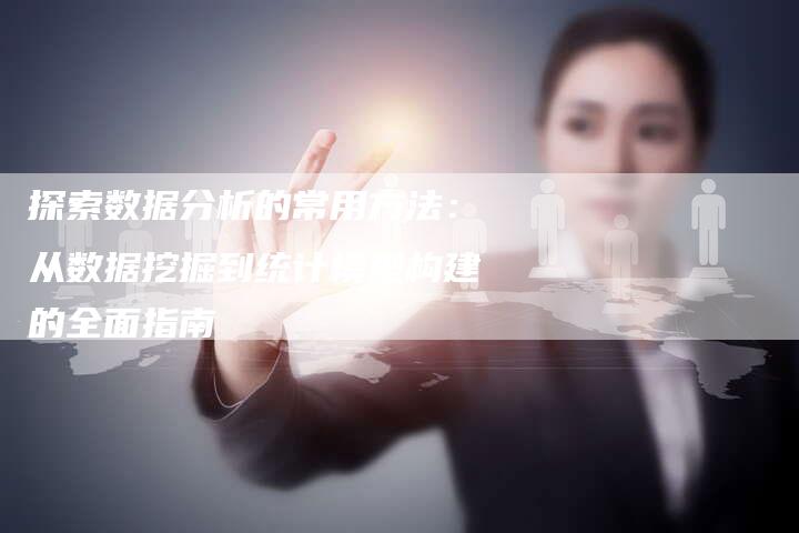 探索数据分析的常用方法：从数据挖掘到统计模型构建的全面指南-夫唯域名网