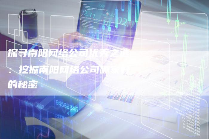 探寻南阳网络公司优秀之选：挖掘南阳网络公司哪家好的秘密-夫唯域名网