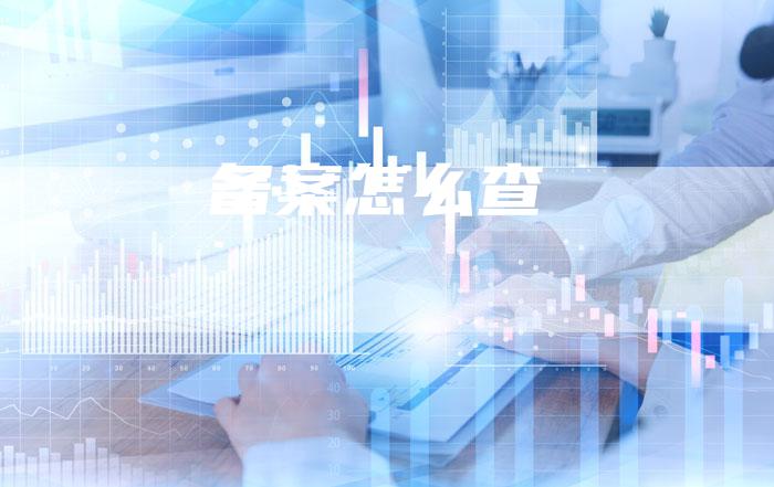 备案怎么查
