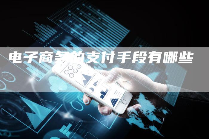 电子商务的支付手段有哪些-夫唯域名网