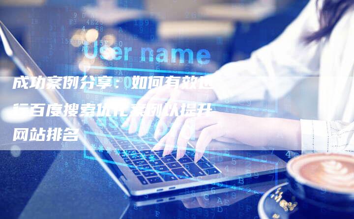 成功案例分享：如何有效进行百度搜索优化案例以提升网站排名-夫唯域名网