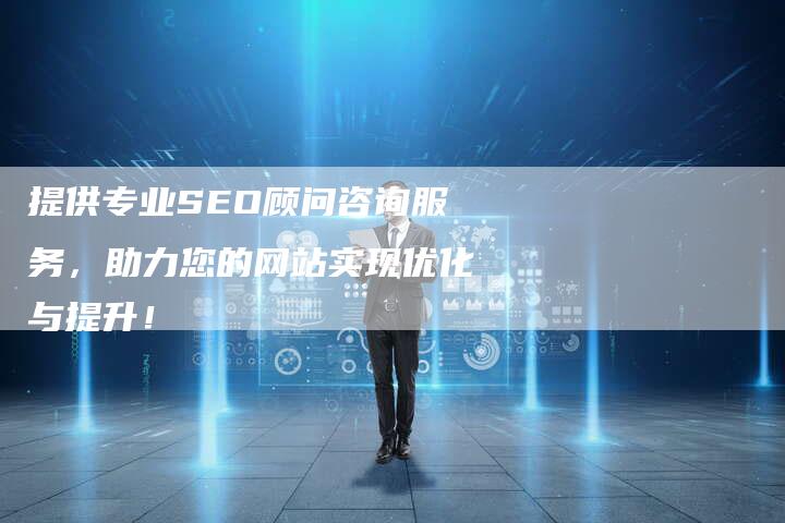 提供专业SEO顾问咨询服务，助力您的网站实现优化与提升！